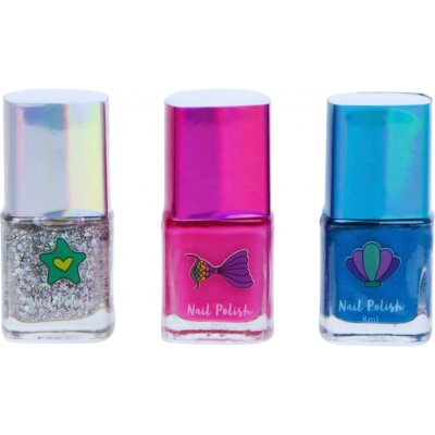 Canenco Dětský lak na nehty Mermaid sada 3ks – Zboží Dáma