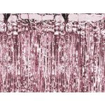 PartyDeco Párty závěs růžově zlatý 90 x 250 cm – Hledejceny.cz