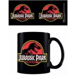 Keramický hrnek Jurský park Logo černý 315 ml – Sleviste.cz