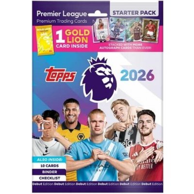 Topps 2025-2026 Premier League Starter Pack – Hledejceny.cz