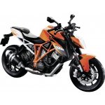 Welly KTM 1290 Super Duke R code 62809 modely motocyklů oranžová 1:10