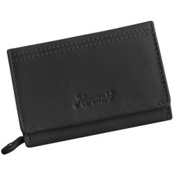 Malá elegantní kožená peněženka Mercucio černá L2511515