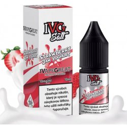 I VG Salt Strawberry Jam Yoghurt 10 ml 10 mg