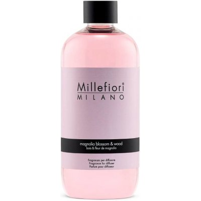 Millefiori Natural – náplň do difuzéru Magnólie a dřevo 500 ml – Sleviste.cz