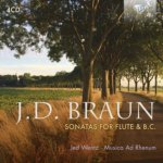 J.D. BRAUN - Sonatas for Flute and B.c. - Musica Ad Rhenum, Jed Wentz CD – Hledejceny.cz