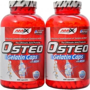 Amix Osteo Gelatine + MSM 2 x 400 kapslí