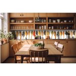 DIMEX KI-420-005 Fototapeta do kuchyně Dřevěné lžičky, rozměry 420 x 60 cm – Sleviste.cz