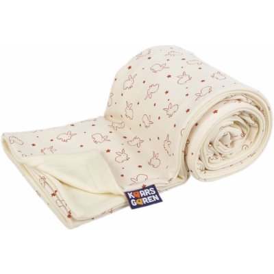 Kaarsgaren Dětská merino deka bio králíci – Zboží Mobilmania