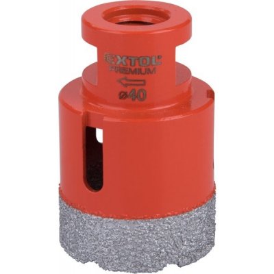 EXTOL PREMIUM 8801870 diamantová vykružovací korunka pr.40mm M14 – Zboží Dáma