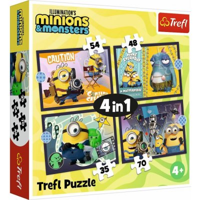 TREFL Mimoni a monstra 4v1 35,48,54,70 dílků – Zbozi.Blesk.cz