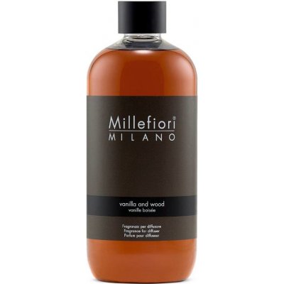 Millefiori Milano Natural náplň do aroma difuzéru Vanilka a dřevo 500 ml