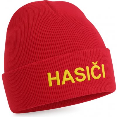 ON-DESIGN Zimní čepice s výšivkou Hasiči červená – Hledejceny.cz