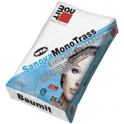 Omítka sanační Baumit Sanova Mono Trass – 25 kg