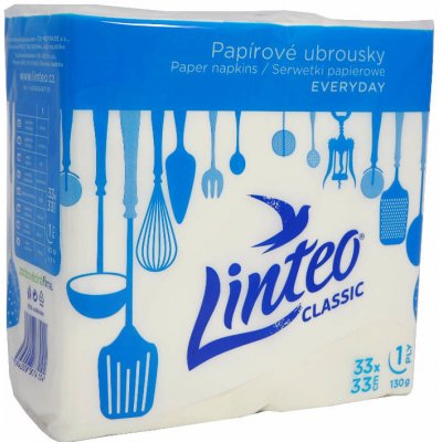 Linteo papírové ubrousky 33x33cm – Zboží Mobilmania