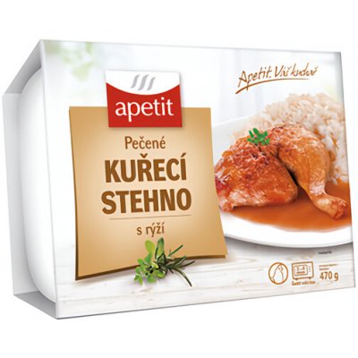 Apetit Pečené kuřecí stehno s rýží 470 g – Zboží Mobilmania