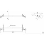 Náprava AL-KO UBR 700-5 (750 kg) a 1255 mm, c 1640 mm, 100x4, patky 115 (Maro) 101298 | Zboží Auto