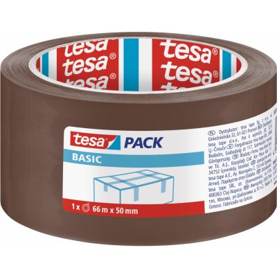 Tesa Strong PP balicí páska akrylát nehlučné odvíjení hnědá 66 m x 50 mm