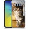 Pouzdro a kryt na mobilní telefon Samsung Pouzdro Head Case Samsung Galaxy S10e ZVÍDAVÉ KOTĚ