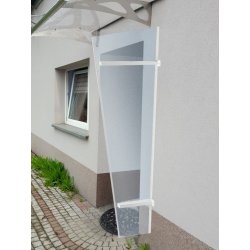 LanitPlast boční stěna UNI bílá / PLEXI PK909