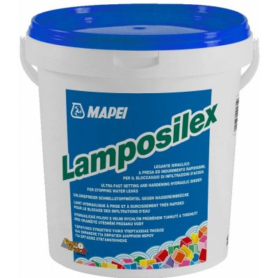 MAPEI Lamposilex rychletvrdnoucí malta pro zastavení prosakování vody 5 kg Šedá – Hledejceny.cz