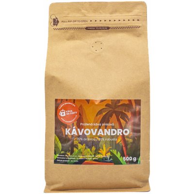 Káva na cesty Kávovandro zrnková 0,5 kg – Hledejceny.cz