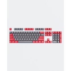 Dark Project PBT Keycaps (ENG/RU/UA - červená/šedá) KS-42