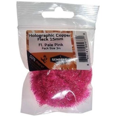 Semperfli Šenylka Copper Tinsel Fleck Large Fl Pale Pink 15mm – Hledejceny.cz