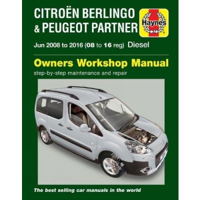 Citroen Berlingo & Peugeot Partner Diesel Owners Workshop Manual 2008-2016 Gill Peter T. – Zboží Mobilmania