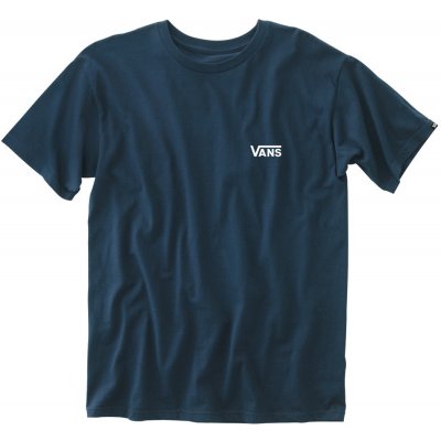 Vans pánské triko MN Left Chest Logo Tee modrá – Zbozi.Blesk.cz