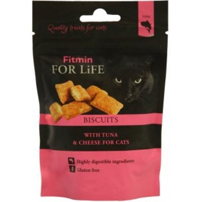 Fitmin For Life cat biscuit salmon & chicken 50 g – Zboží Mobilmania