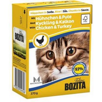 Bozita Cat s kuřecím & krůtím masem 370 g