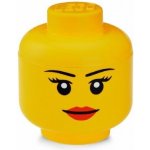 LEGO® 40321725 Room Copenhagen Storage Head 23,8 x 23,8 x 27,2 cm Girl Úložná hlava dívka – Sleviste.cz