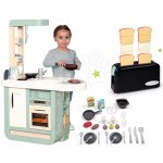 Smoby Set kuchyňka Cherry Kitchen se zvuky a topinkovač s topinkami Tefal Express – Zboží Mobilmania