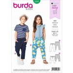 Střih Burda číslo 9342 na kalhoty pro holčičky a chlapce