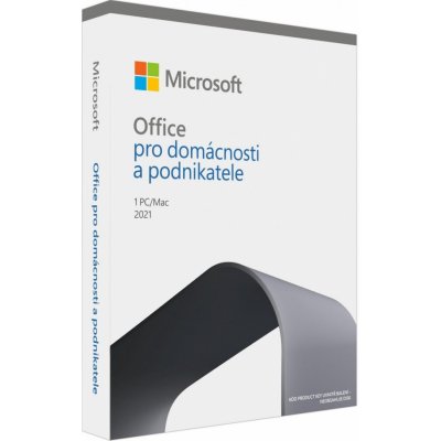 Microsoft Office 2021 pro domácnosti a podnikatele CZ, krabicová verze, T5D-03504, nová licence