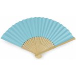 Vějíř papírový k domalování 21x36 cm - modrá světlá – Hledejceny.cz