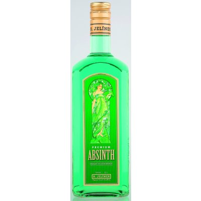 R.JELÍNEK ABSINTH PREMIUM 70% 0,7 l (holá láhev) – Zboží Dáma