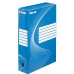 Esselte Standard archivační krabice karton modrá A4 80 mm – Hledejceny.cz