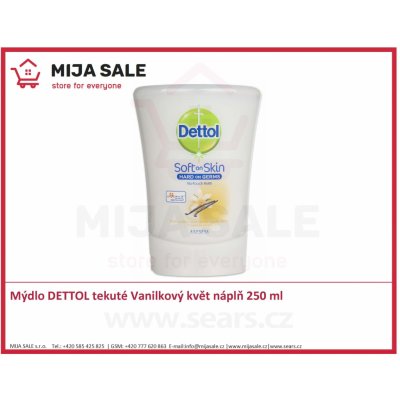 Dettol Soft on Skin Vanilkový květ antibakteriální mýdlo do bezdotykového dávkovače náhradní náplň 250 ml – Zbozi.Blesk.cz