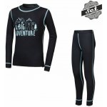 Sensor Double Face Set Adventure dětský triko dl.rukáv + spodky černá – Zboží Dáma
