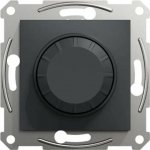 Asfora - Univerzální otočný LED stmívač, řazení 6, 230V, 370W, vícevodičový, antracit, EPH6800171 – Sleviste.cz