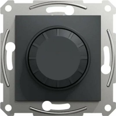 Asfora - Univerzální otočný LED stmívač, řazení 6, 230V, 370W, vícevodičový, antracit, EPH6800171 – Sleviste.cz