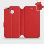 Pouzdro Mobiwear Luxusní flip Xiaomi Redmi 4X kožené Červené – Sleviste.cz
