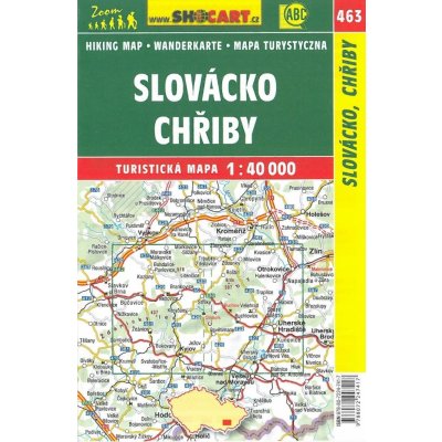 Slovácko Chřiby mapa 1:40 000 č. 463