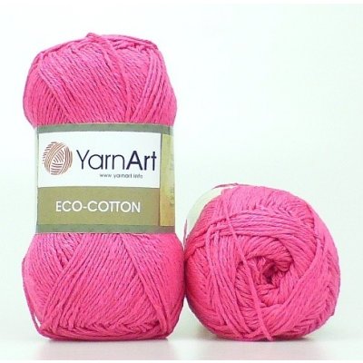Yarn Art příze Eco Cotton 775 fuchsiová