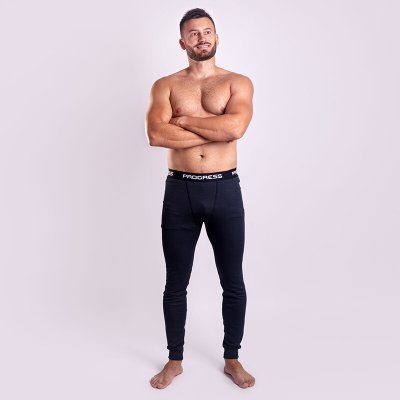 PROGRESS MS SDN pánské funkční dlouhé spodky khaki – Zboží Mobilmania