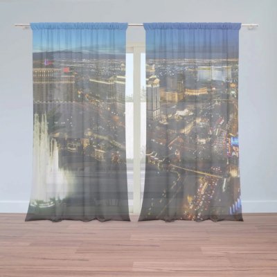 Záclony Las Vegas: 2 ks - 150x250 cm - Sablio – Hledejceny.cz