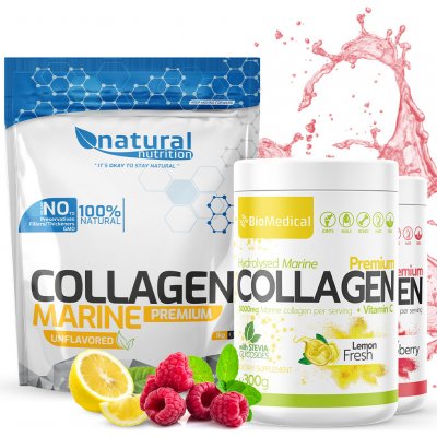 Natural Nutrition Collagen Premium Hydrolyzovaný rybí kolagen Natural 400 g