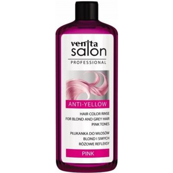 Venita Salon Anti-Yellow Color Revitalizing Lotion tónovací voda na vlasy PINK růžová 200 ml