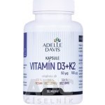 Adelle Davis Vitamín D3+K2 60 kapslí – Hledejceny.cz